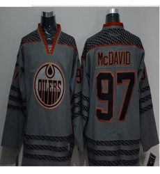 Edmonton Oilers #97 Connor McDavid Charcoal Cross Check Fashion Stitched NHL Jersey Edmonton Oilers #97 Connor McDavid Charcoal Cross Check Fashion Stitched NHL Jersey