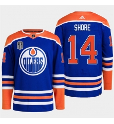 Men Edmonton Oilers 14 Devin Shore Royal 2024 Stanley Cup Final Patch Stitched Jersey Men Edmonton Oilers 14 Devin Shore Royal 2024 Stanley Cup Final Patch Stitched Jersey