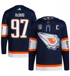 Men Edmonton Oilers 97 Connor McDavid Navy 2024 Stanley Cup Final Patch Reverse Retro Stitched Jersey Men Edmonton Oilers 97 Connor McDavid Navy 2024 Stanley Cup Final Patch Reverse Retro Stitched Jersey