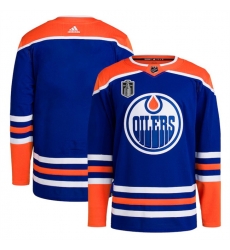 Men Edmonton Oilers Blank Royal 2024 Stanley Cup Final Patch Stitched Jersey Men Edmonton Oilers Blank Royal 2024 Stanley Cup Final Patch Stitched Jersey