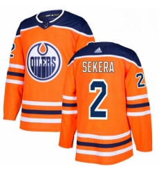 Mens Adidas Edmonton Oilers 2 Andrej Sekera Premier Orange Home NHL Jersey Mens Adidas Edmonton Oilers 2 Andrej Sekera Premier Orange Home NHL Jersey
