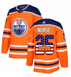 Mens Adidas Edmonton Oilers 25 Darnell Nurse Authentic Orange USA Flag Fashion NHL Jersey Mens Adidas Edmonton Oilers 25 Darnell Nurse Authentic Orange USA Flag Fashion NHL Jersey