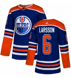 Mens Adidas Edmonton Oilers 6 Adam Larsson Premier Royal Blue Alternate NHL Jersey Mens Adidas Edmonton Oilers 6 Adam Larsson Premier Royal Blue Alternate NHL Jersey