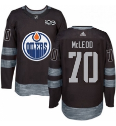 Mens Adidas Edmonton Oilers 70 Ryan McLeod Authentic Black 1917 2017 100th Anniversary NHL Jersey Mens Adidas Edmonton Oilers 70 Ryan McLeod Authentic Black 1917 2017 100th Anniversary NHL Jersey