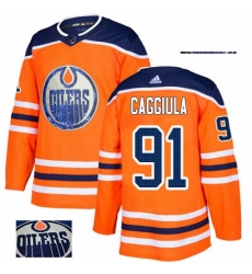 Mens Adidas Edmonton Oilers 91 Drake Caggiula Authentic Orange Fashion Gold NHL Jersey Mens Adidas Edmonton Oilers 91 Drake Caggiula Authentic Orange Fashion Gold NHL Jersey