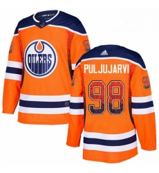 Mens Adidas Edmonton Oilers 98 Jesse Puljujarvi Authentic Orange Drift Fashion NHL Jersey Mens Adidas Edmonton Oilers 98 Jesse Puljujarvi Authentic Orange Drift Fashion NHL Jersey