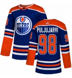 Mens Adidas Edmonton Oilers 98 Jesse Puljujarvi Premier Royal Blue Alternate NHL Jersey Mens Adidas Edmonton Oilers 98 Jesse Puljujarvi Premier Royal Blue Alternate NHL Jersey