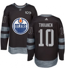 Oilers #10 Esa Tikkanen Black 1917 2017 100th Anniversary Stitched NHL Jersey Oilers #10 Esa Tikkanen Black 1917 2017 100th Anniversary Stitched NHL Jersey