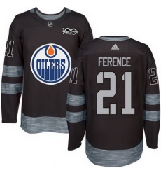 Oilers #21 Andrew Ference Black 1917 2017 100th Anniversary Stitched NHL Jersey Oilers #21 Andrew Ference Black 1917 2017 100th Anniversary Stitched NHL Jersey