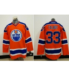 Oilers #33 Cam Talbot Orange Alternate Stitched NHL Jersey Oilers #33 Cam Talbot Orange Alternate Stitched NHL Jersey