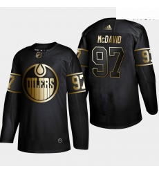 Oilers 97 Connor McDavid Black Gold Adidas Jersey Oilers 97 Connor McDavid Black Gold Adidas Jersey