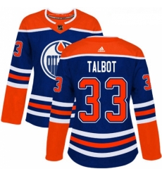 Womens Adidas Edmonton Oilers 33 Cam Talbot Authentic Royal Blue Alternate NHL Jersey Womens Adidas Edmonton Oilers 33 Cam Talbot Authentic Royal Blue Alternate NHL Jersey