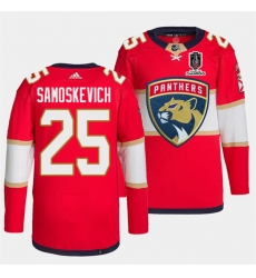 Men Florida Panthers 25 Mackie Samoskevich Red Home 2024 Stanley Cup Champions Stitched Jersey Men Florida Panthers 25 Mackie Samoskevich Red Home 2024 Stanley Cup Champions Stitched Jersey