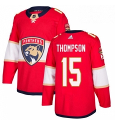 Mens Adidas Florida Panthers 15 Paul Thompson Premier Red Home NHL Jersey Mens Adidas Florida Panthers 15 Paul Thompson Premier Red Home NHL Jersey