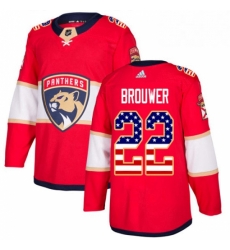 Mens Adidas Florida Panthers 22 Troy Brouwer Authentic Red USA Flag Fashion NHL Jersey Mens Adidas Florida Panthers 22 Troy Brouwer Authentic Red USA Flag Fashion NHL Jersey