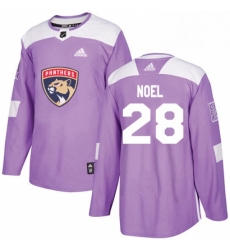 Mens Adidas Florida Panthers 28 Serron Noel Authentic Purple Fights Cancer Practice NHL Jersey Mens Adidas Florida Panthers 28 Serron Noel Authentic Purple Fights Cancer Practice NHL Jersey