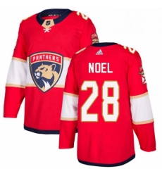 Mens Adidas Florida Panthers 28 Serron Noel Authentic Red Home NHL Jersey Mens Adidas Florida Panthers 28 Serron Noel Authentic Red Home NHL Jersey