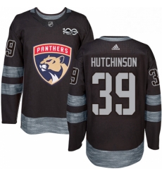 Mens Adidas Florida Panthers 39 Michael Hutchinson Authentic Black 1917 2017 100th Anniversary NHL Jersey Mens Adidas Florida Panthers 39 Michael Hutchinson Authentic Black 1917 2017 100th Anniversary NHL Jersey
