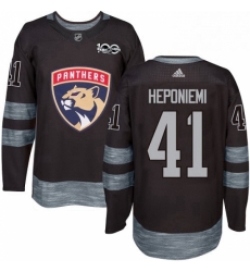 Mens Adidas Florida Panthers 41 Aleksi Heponiemi Authentic Black 1917 2017 100th Anniversary NHL Jersey Mens Adidas Florida Panthers 41 Aleksi Heponiemi Authentic Black 1917 2017 100th Anniversary NHL Jersey