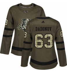 Womens Adidas Florida Panthers 63 Evgenii Dadonov Authentic Green Salute to Service NHL Jersey Womens Adidas Florida Panthers 63 Evgenii Dadonov Authentic Green Salute to Service NHL Jersey