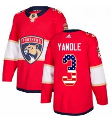 Youth Adidas Florida Panthers 3 Keith Yandle Authentic Red USA Flag Fashion NHL Jersey Youth Adidas Florida Panthers 3 Keith Yandle Authentic Red USA Flag Fashion NHL Jersey