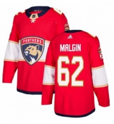 Youth Adidas Florida Panthers 62 Denis Malgin Authentic Red Home NHL Jersey Youth Adidas Florida Panthers 62 Denis Malgin Authentic Red Home NHL Jersey