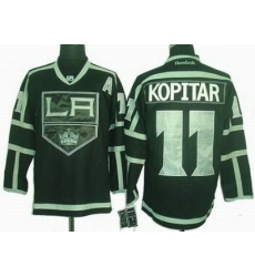 Los Angeles Kings 11 Anze Kopitar black ice Jerseys Los Angeles Kings 11 Anze Kopitar black ice Jerseys