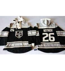 Los Angeles Kings #26 Slava Voynov Black Sawyer Hooded Sweatshirt Stitched NHL Jersey Los Angeles Kings #26 Slava Voynov Black Sawyer Hooded Sweatshirt Stitched NHL Jersey