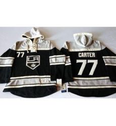 Los Angeles Kings #77 Jeff Carter Black Sawyer Hooded Sweatshirt Stitched NHL Jersey Los Angeles Kings #77 Jeff Carter Black Sawyer Hooded Sweatshirt Stitched NHL Jersey