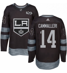 Mens Adidas Los Angeles Kings 14 Mike Cammalleri Authentic Black 1917 2017 100th Anniversary NHL Jersey Mens Adidas Los Angeles Kings 14 Mike Cammalleri Authentic Black 1917 2017 100th Anniversary NHL Jersey