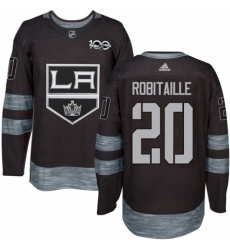 Mens Adidas Los Angeles Kings 20 Luc Robitaille Authentic Black 1917 2017 100th Anniversary NHL Jersey Mens Adidas Los Angeles Kings 20 Luc Robitaille Authentic Black 1917 2017 100th Anniversary NHL Jersey