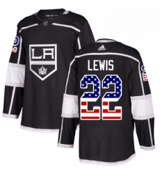 Mens Adidas Los Angeles Kings 22 Trevor Lewis Authentic Black USA Flag Fashion NHL Jersey Mens Adidas Los Angeles Kings 22 Trevor Lewis Authentic Black USA Flag Fashion NHL Jersey