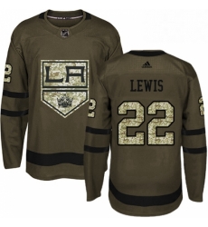 Mens Adidas Los Angeles Kings 22 Trevor Lewis Authentic Green Salute to Service NHL Jersey Mens Adidas Los Angeles Kings 22 Trevor Lewis Authentic Green Salute to Service NHL Jersey