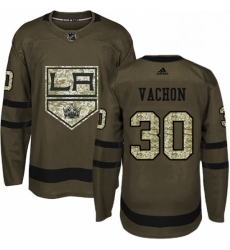 Mens Adidas Los Angeles Kings 30 Rogie Vachon Authentic Green Salute to Service NHL Jersey Mens Adidas Los Angeles Kings 30 Rogie Vachon Authentic Green Salute to Service NHL Jersey