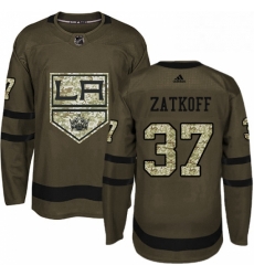 Mens Adidas Los Angeles Kings 37 Jeff Zatkoff Authentic Green Salute to Service NHL Jersey Mens Adidas Los Angeles Kings 37 Jeff Zatkoff Authentic Green Salute to Service NHL Jersey