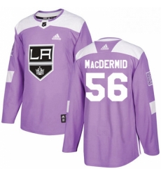 Mens Adidas Los Angeles Kings 56 Kurtis MacDermid Authentic Purple Fights Cancer Practice NHL Jersey Mens Adidas Los Angeles Kings 56 Kurtis MacDermid Authentic Purple Fights Cancer Practice NHL Jersey
