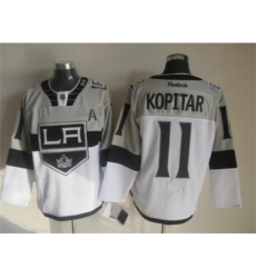 NHL Los Angeles Kings #11 KOPITAR stadium white-grey jerseys NHL Los Angeles Kings #11 KOPITAR stadium white-grey jerseys