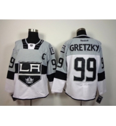 NHL Los Angeles Kings #99 gretzky stadium white-grey jerseys NHL Los Angeles Kings #99 gretzky stadium white-grey jerseys