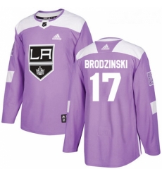 Youth Adidas Los Angeles Kings 17 Jonny Brodzinski Authentic Purple Fights Cancer Practice NHL Jersey Youth Adidas Los Angeles Kings 17 Jonny Brodzinski Authentic Purple Fights Cancer Practice NHL Jersey