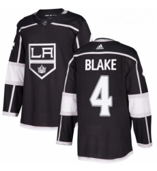 Youth Adidas Los Angeles Kings 4 Rob Blake Authentic Black Home NHL Jersey Youth Adidas Los Angeles Kings 4 Rob Blake Authentic Black Home NHL Jersey
