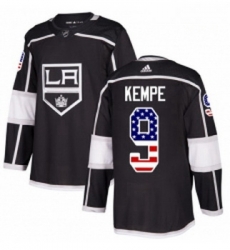 Youth Adidas Los Angeles Kings 9 Adrian Kempe Authentic Black USA Flag Fashion NHL Jersey Youth Adidas Los Angeles Kings 9 Adrian Kempe Authentic Black USA Flag Fashion NHL Jersey