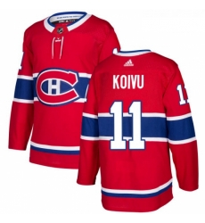 Youth Adidas Montreal Canadiens 11 Saku Koivu Authentic Red Home NHL Jersey Youth Adidas Montreal Canadiens 11 Saku Koivu Authentic Red Home NHL Jersey