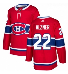 Youth Adidas Montreal Canadiens 22 Karl Alzner Authentic Red Home NHL Jersey Youth Adidas Montreal Canadiens 22 Karl Alzner Authentic Red Home NHL Jersey