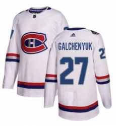 Youth Adidas Montreal Canadiens 27 Alex Galchenyuk Authentic White 2017 100 Classic NHL Jersey Youth Adidas Montreal Canadiens 27 Alex Galchenyuk Authentic White 2017 100 Classic NHL Jersey