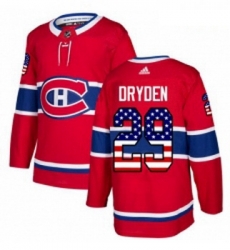 Youth Adidas Montreal Canadiens 29 Ken Dryden Authentic Red USA Flag Fashion NHL Jersey Youth Adidas Montreal Canadiens 29 Ken Dryden Authentic Red USA Flag Fashion NHL Jersey