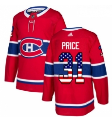 Youth Adidas Montreal Canadiens 31 Carey Price Authentic Red USA Flag Fashion NHL Jersey Youth Adidas Montreal Canadiens 31 Carey Price Authentic Red USA Flag Fashion NHL Jersey