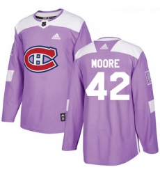 Youth Adidas Montreal Canadiens 42 Dominic Moore Authentic Purple Fights Cancer Practice NHL Jersey Youth Adidas Montreal Canadiens 42 Dominic Moore Authentic Purple Fights Cancer Practice NHL Jersey
