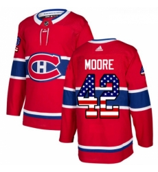 Youth Adidas Montreal Canadiens 42 Dominic Moore Authentic Red USA Flag Fashion NHL Jersey Youth Adidas Montreal Canadiens 42 Dominic Moore Authentic Red USA Flag Fashion NHL Jersey