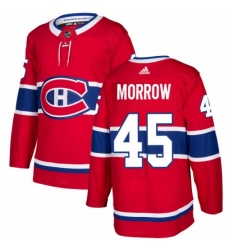 Youth Adidas Montreal Canadiens 45 Joe Morrow Authentic Red Home NHL Jersey Youth Adidas Montreal Canadiens 45 Joe Morrow Authentic Red Home NHL Jersey