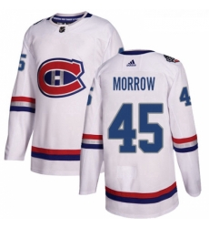 Youth Adidas Montreal Canadiens 45 Joe Morrow Authentic White 2017 100 Classic NHL Jersey Youth Adidas Montreal Canadiens 45 Joe Morrow Authentic White 2017 100 Classic NHL Jersey